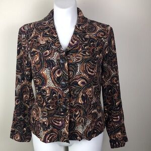 Requirements Vintage Brown Velveteen Jacket